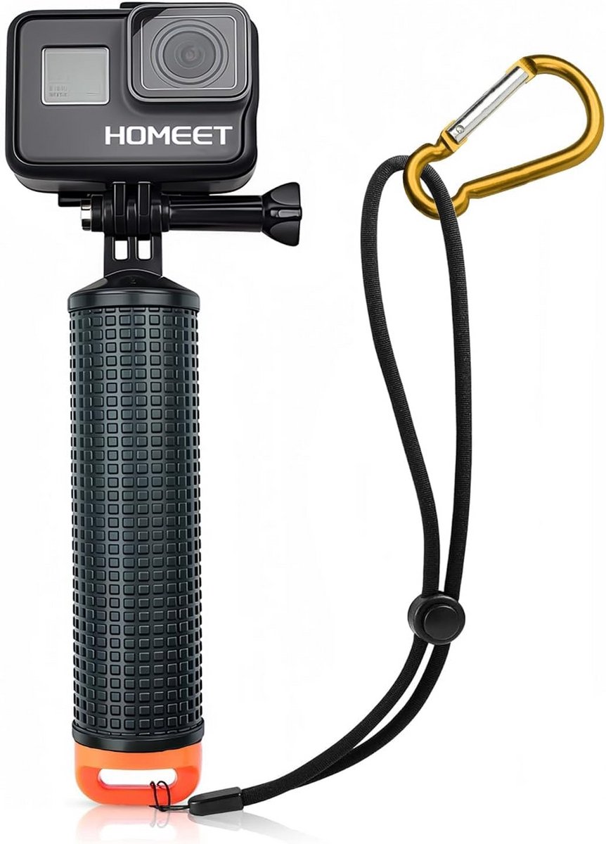 Drijvende Handgreep voor Actiecamera's - Waterdicht, Antislip, Zelfie Stick