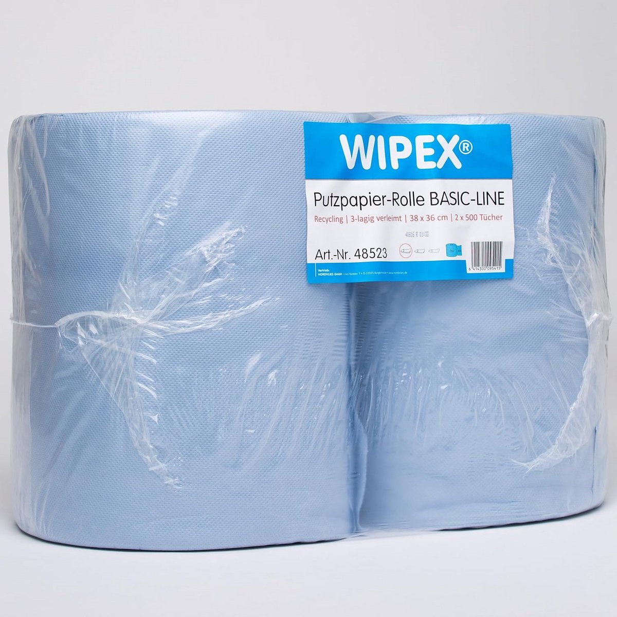 Professioneel Schoonmaakpapier Blauw 3-Laags In Voordeelverpakking