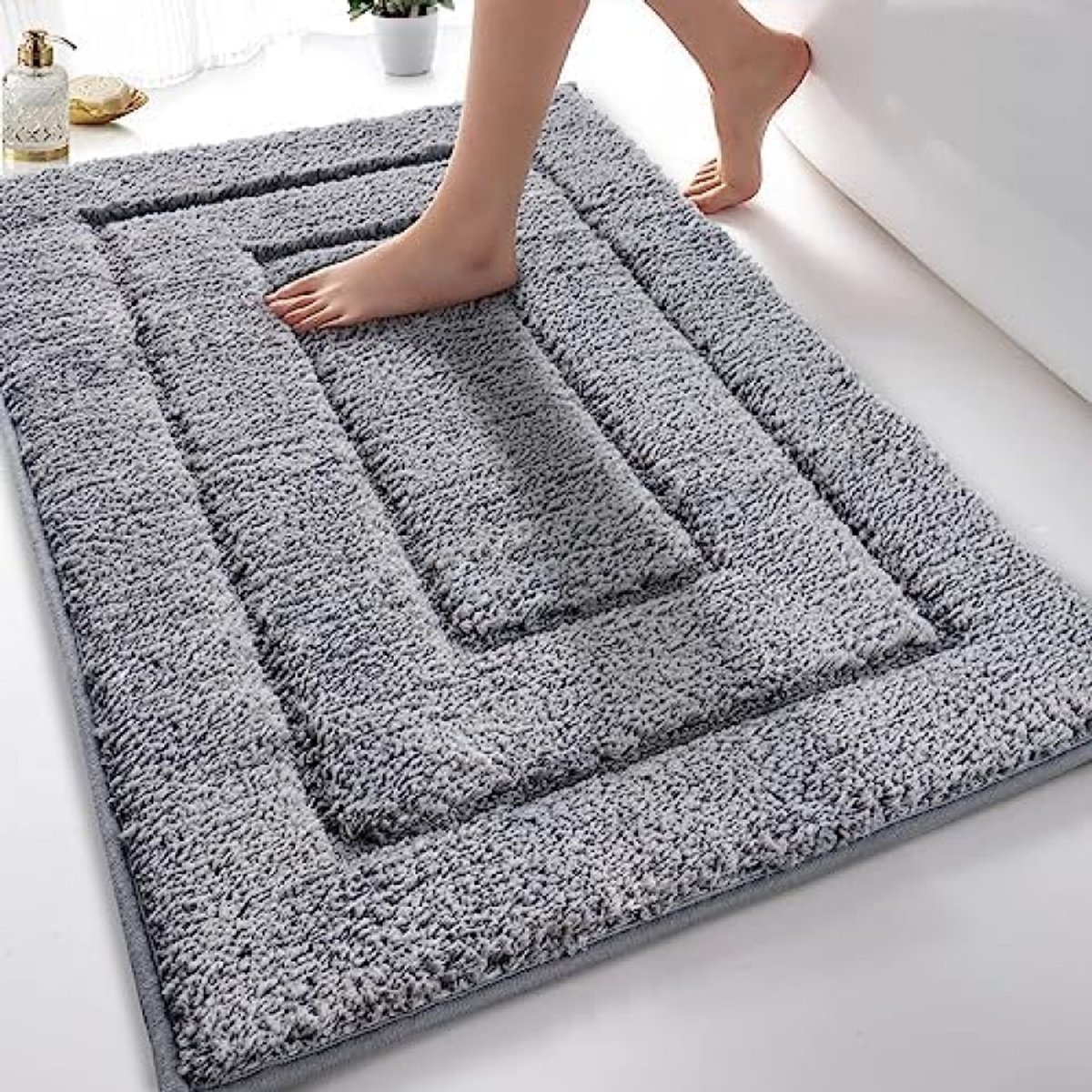 Zachte Badkamer Mat met Antislip Onderlaag - 50x80 cm