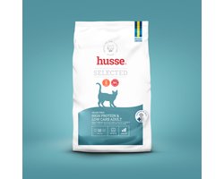 Husse Opus Lynx - Graanvrij Kattenvoer, Graanvrije Kattenbrokken, Kattenvoeding Droogvoer - 2 kg