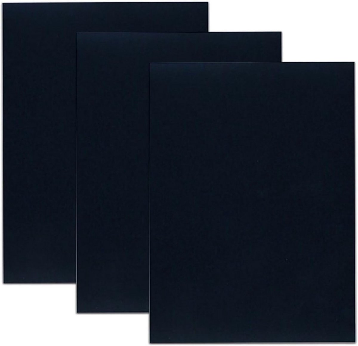 3 stuks waterdichte reparatiepatches zelfklevend - geschikt voor jassen tassen en tenten - 20 x 15 cm zwart