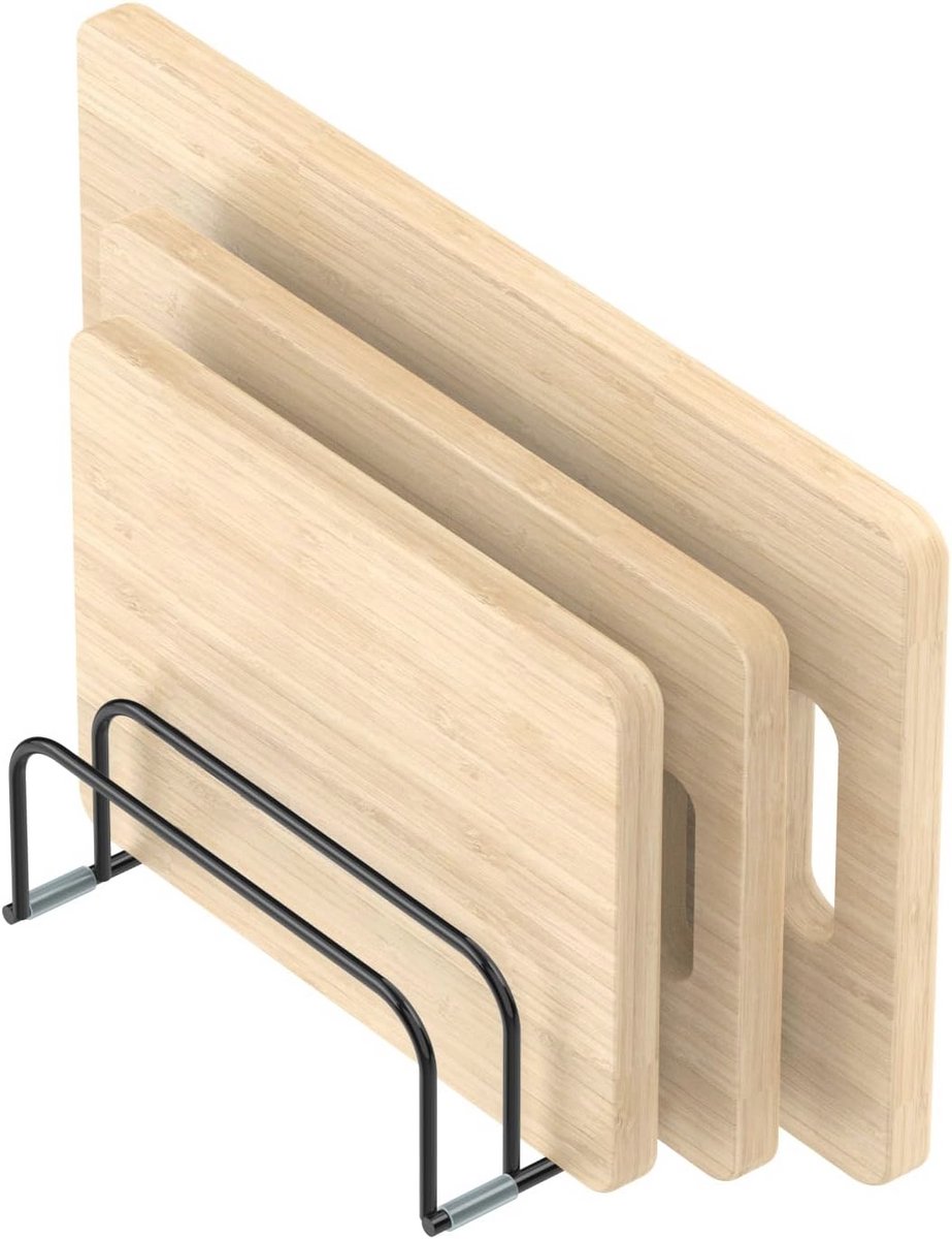 Snijplank Organizer en Opbergrek voor Keuken - Compacte Snijplank Opslag