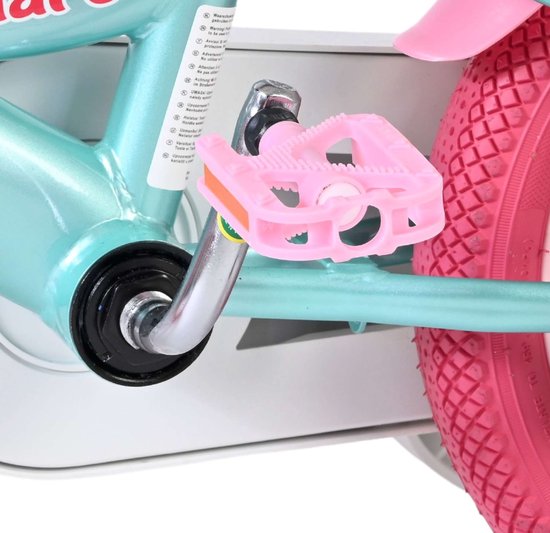 Volare Unicorn Kinderfiets - Meisjes - 12 inch - Groen van Volare — afbeelding 5