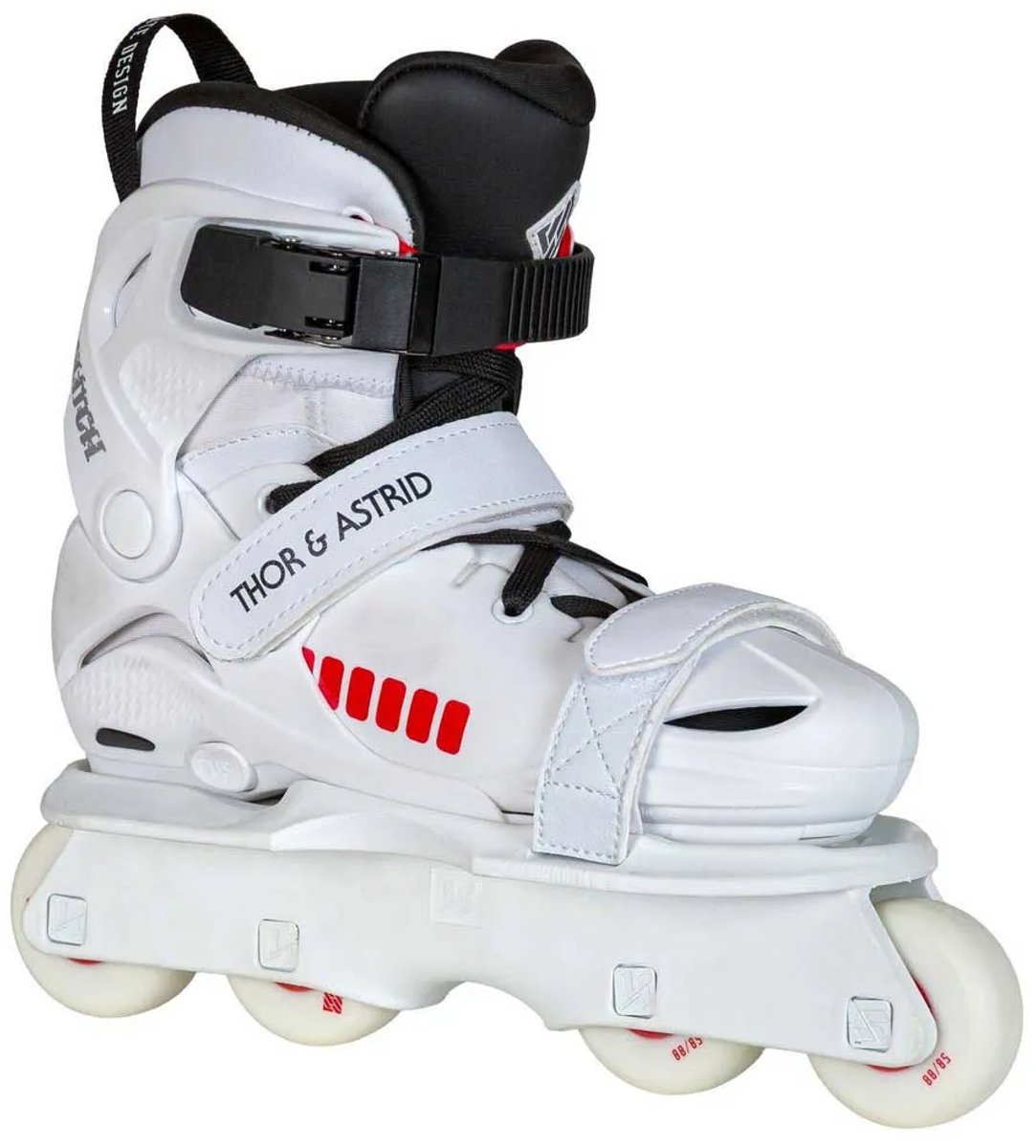 Usd Skates Glitch Vikings On Skates Adjustable Junior Skates Kinderen Wit