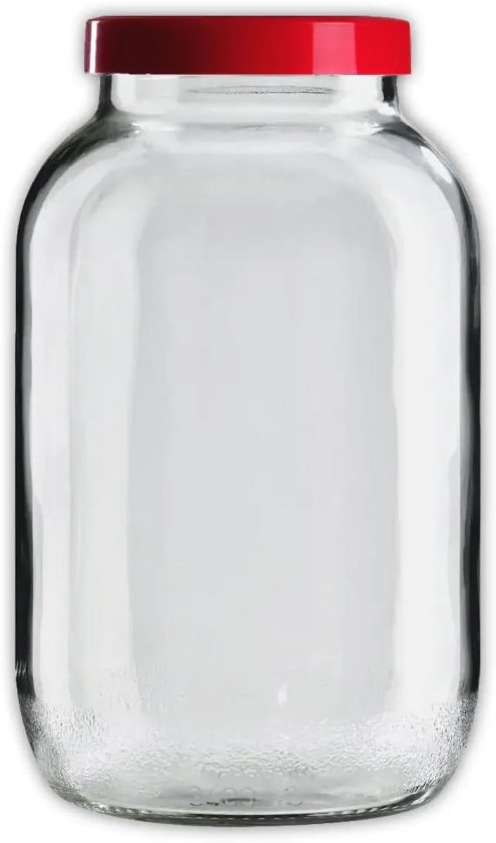 XXL schroefglas 3400 ml voorraadpot inmaakpot met twist-off deksel