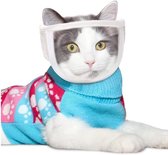 Bubble Muilkorf Voor Katten, Kat Verstelbare Capuchon Ademend Anti Bijt