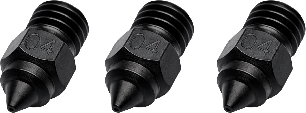 3x MK8 Geharde Stalen Nozzle – Geschikt voor Creality 3D-printers en meer