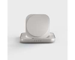 Zens Magnetic Nightstand Charger 1× Qi2 15 W MagSafe Apple StandBy draadloze lader iPhone Wit