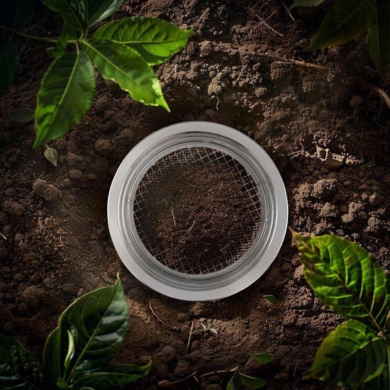 rvs-tuinzeef-met-3-verwisselbare-zeefmatten-voor-compost-en-aarde-bol