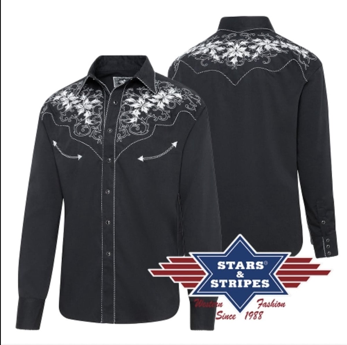 Stars & Stripes - Western Shirt Garth - XXL