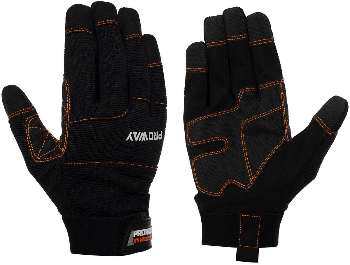 Proway Protection Mec Dex DY-713 – Werkhandschoenen – PVC Grip – Versterkte Vingertoppen – Nauwsluitend – Grijs – Maat L/9