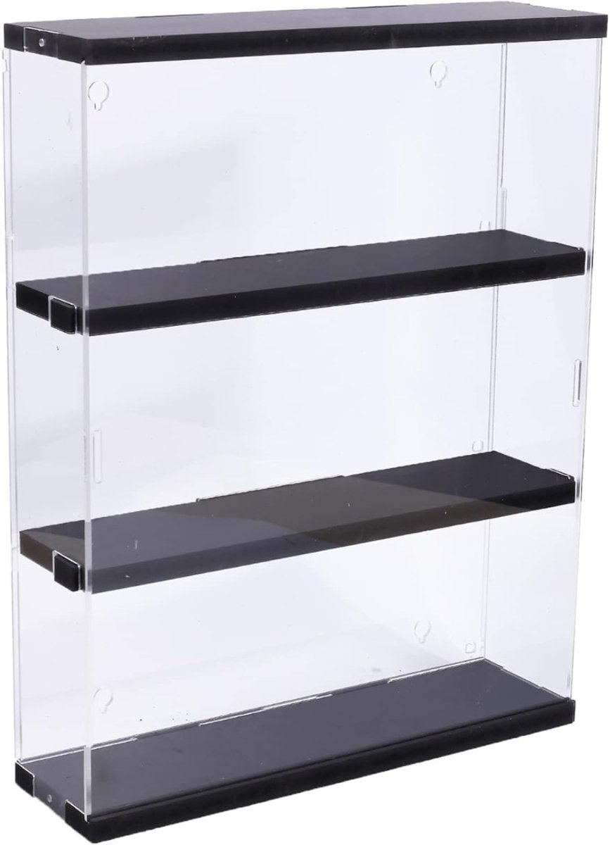 ZRSS® Wandvitrine Transparant - Vitrinekast Hangend - Voor Verzamelobjecten - Vitrine Wandmontage - 30 x 8,5 x 37,8 cm