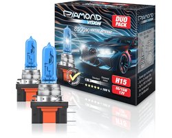 H15 12V 55/15W Xenon Look Autolamp met 8500k Wit Licht