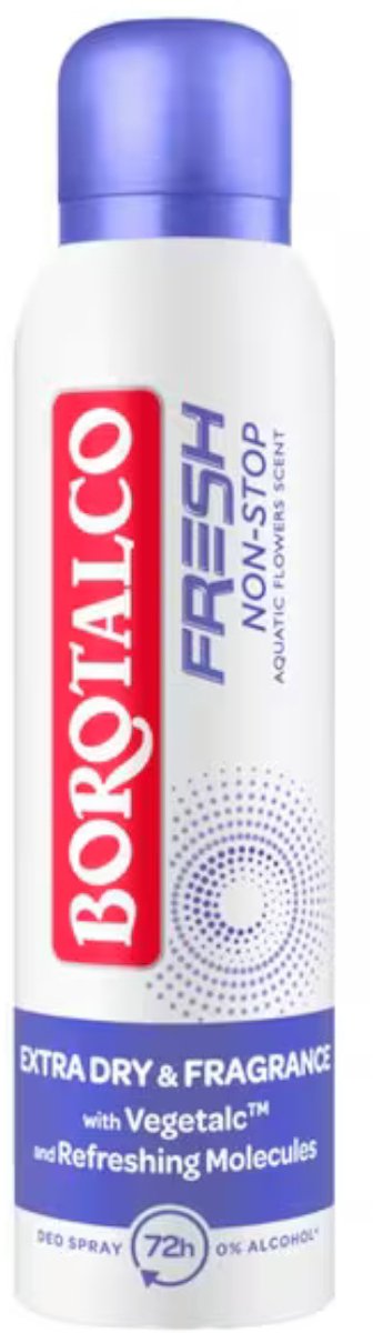 Borotalco Deo spray - 150ml - aquatic flowers scent