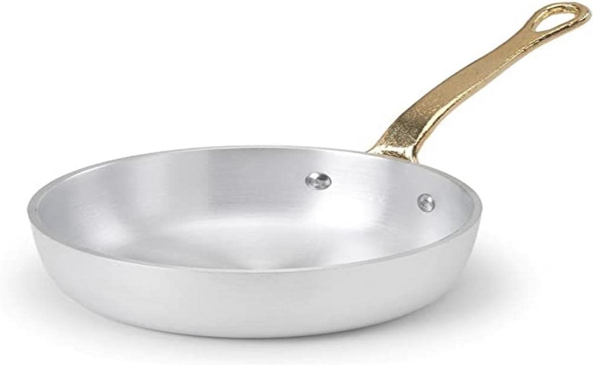 Aluminium kookpan met handvat, diameter 10 cm