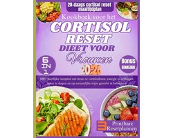 Omslag van Kookboek voor het Cortisol Reset Dieet voor Vrouwen