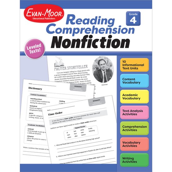 Reading Comprehension: Nonfiction- Reading Comprehension, No ... - cover
