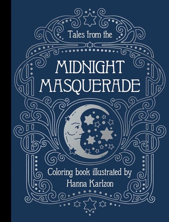 Tales from the Midnight Masquerade Coloring Book - cover