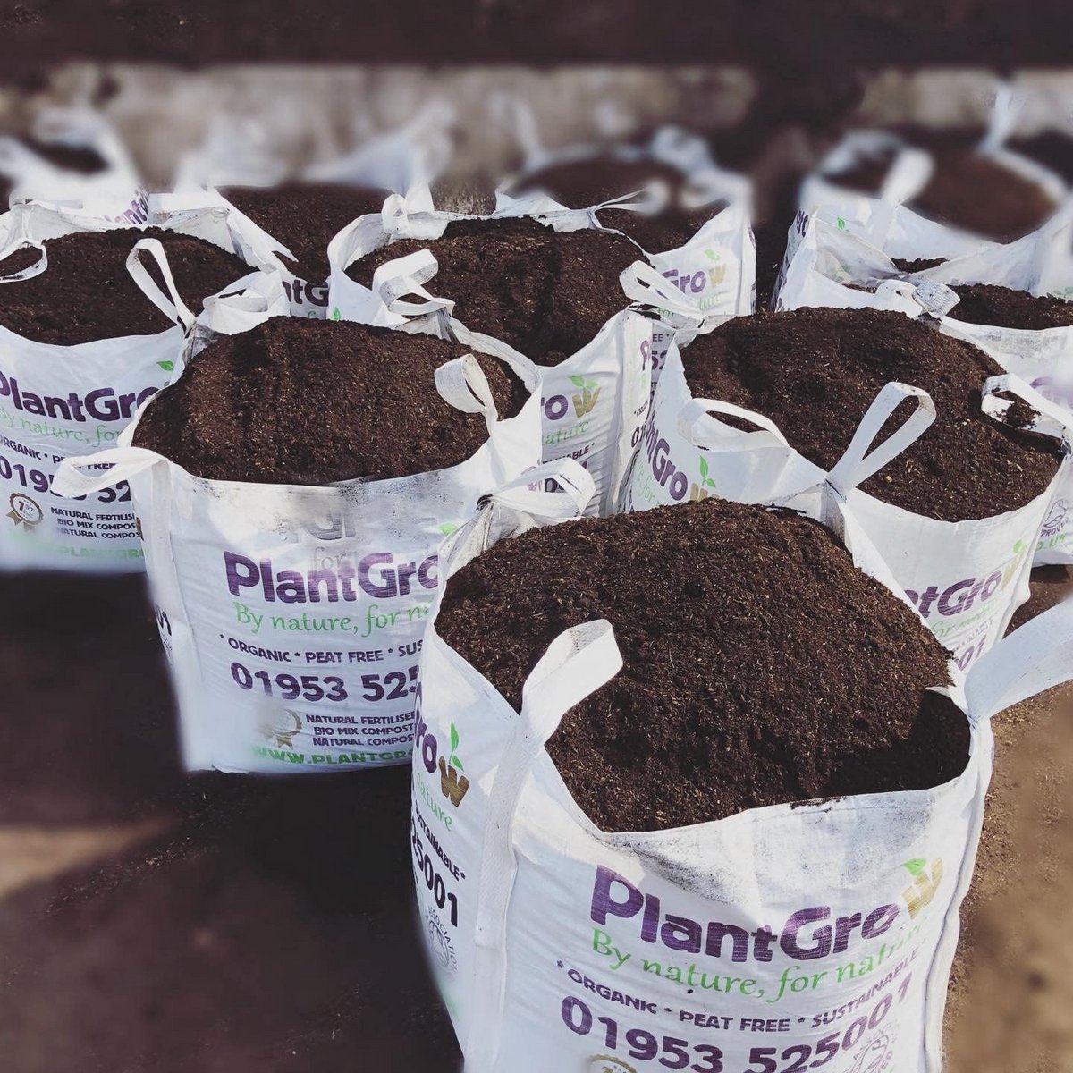 Biologische Turfvrije Tuincompost voor Moestuin, Plantenbakken en Verhoogde Bedden