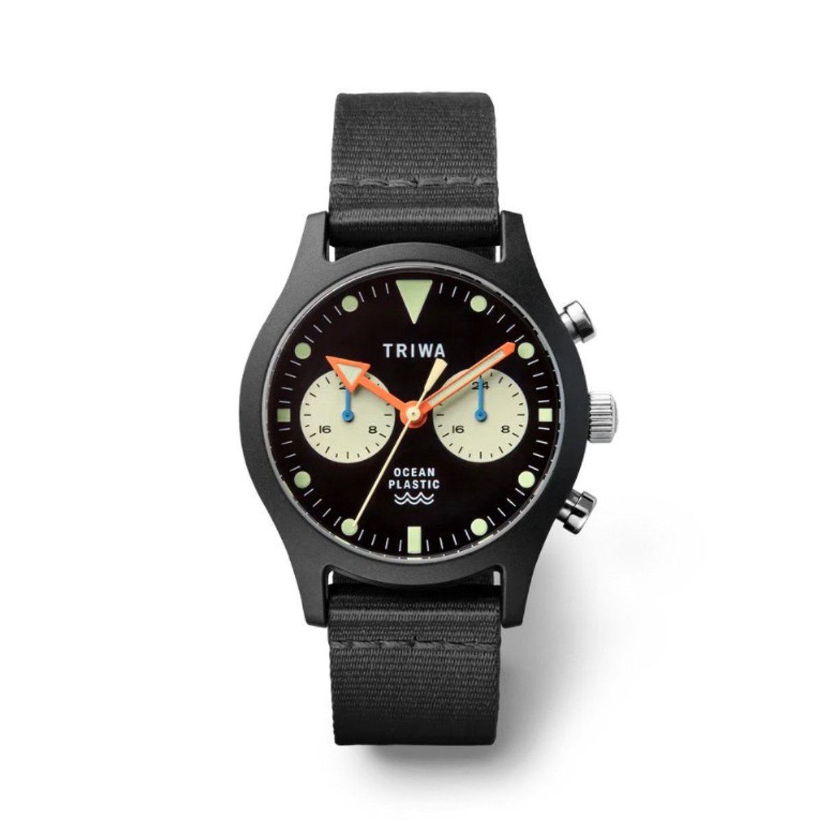 Triwa-Ocean Timer Black