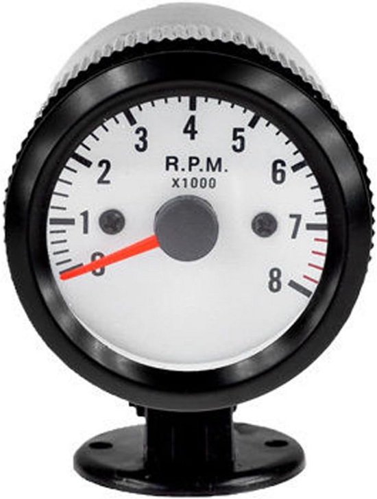 ELING Toerenteller RPM Gauge Met Uur Meter Voor Auto Vrachtwagen Boot Yacht 0-4000RPM 85mm Met Backlight