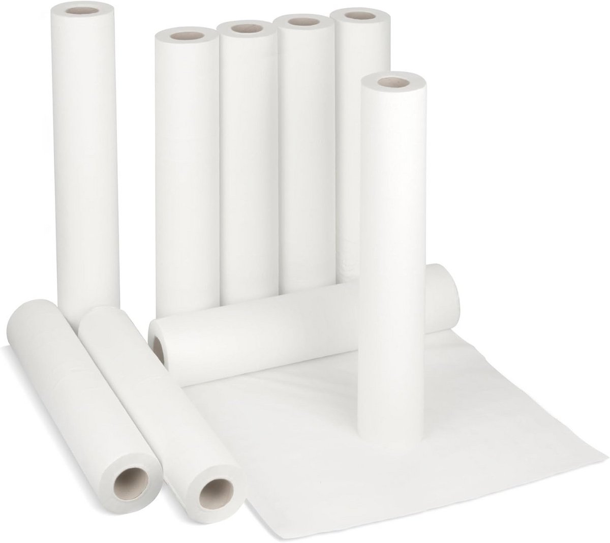 Papierrol voor massagestoelen 51 cm x 40 m - 4 stuks