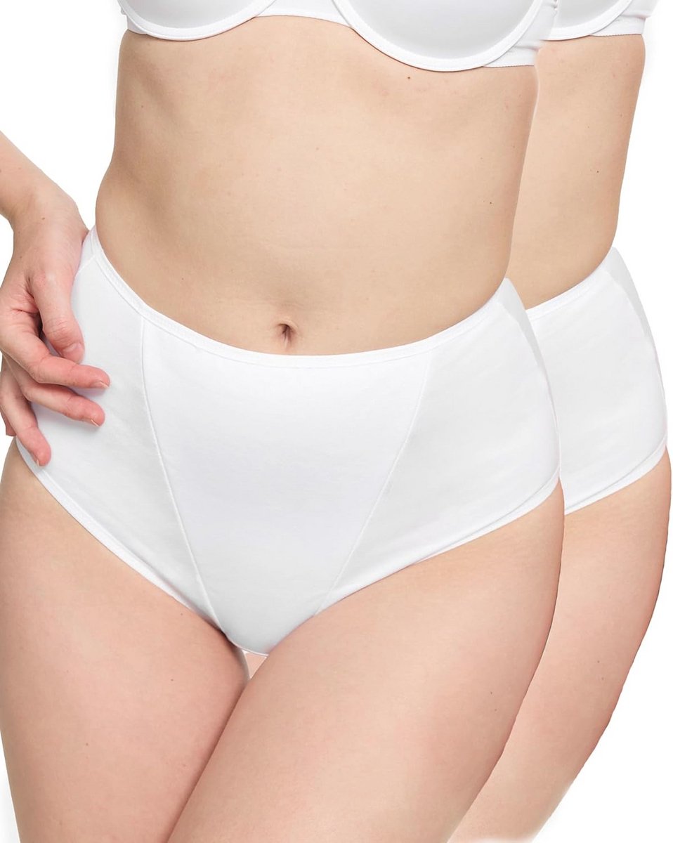Formslip Bamboe 2-Pack – Comfortabele Highwaist Taillenslips met Shape Effect voor Dames