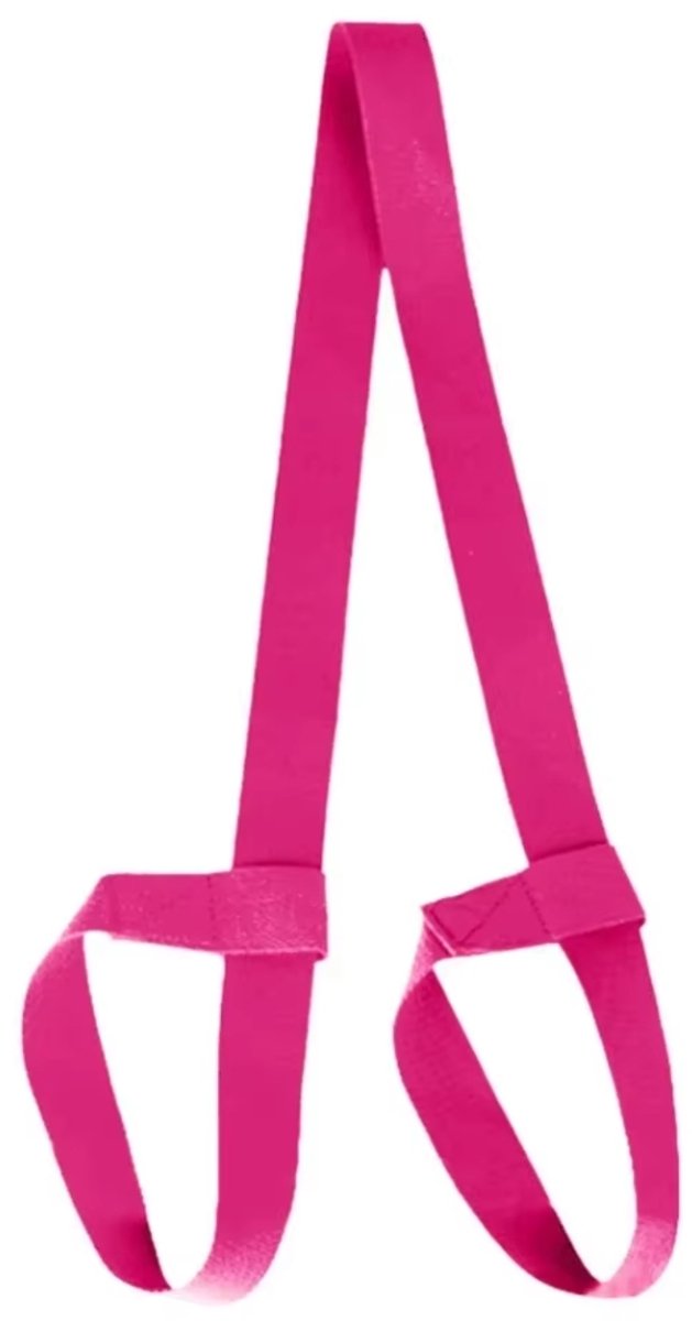 Actie4you® - Yoga Mat - Draagriem - Voor Extra Dikke Mat - Draagband - Hengsel voor Yoga mat - Roze van Merkloos — afbeelding 2