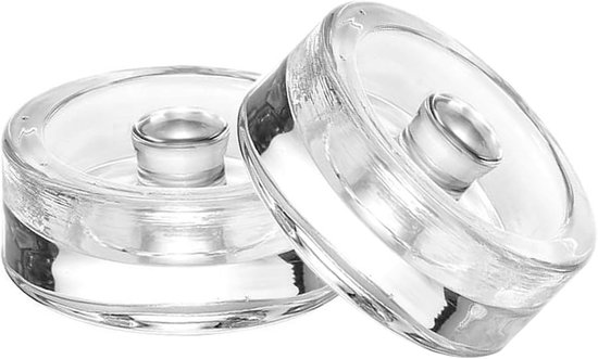 Fermentatie Gewichten - 2 stuks - Fermentatiegewichten - Gewichten voor fermentatie - Glazen gewichten - Fermentatiedeksels - Zuurkoolgewichten voor thuis - Fermenteren - Fermentatiepot - Gemakkelijk vast te pakken