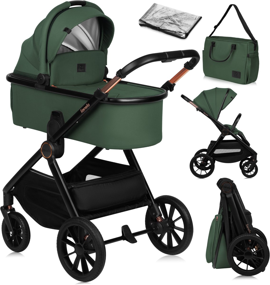 Lionelo Layla Kinderwagen 2in1 met (EAN: 5903771709590) - Lionelo - €399,99