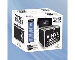 Vinyl Groove - Vinyl Record Storage Case Silver