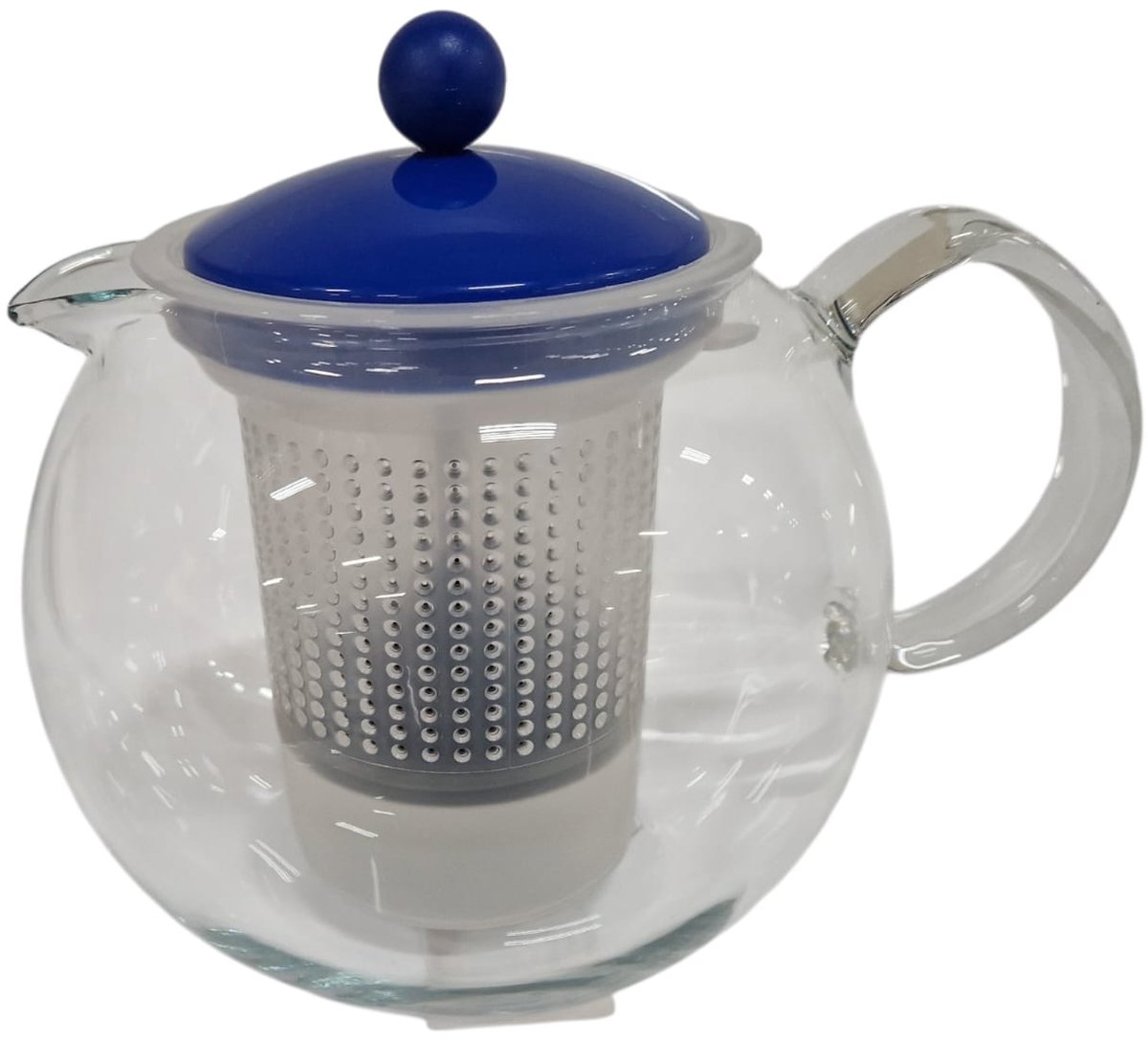 Bodum Assam Theepot - 1 l - Glas - Incl. Filter - Blauw