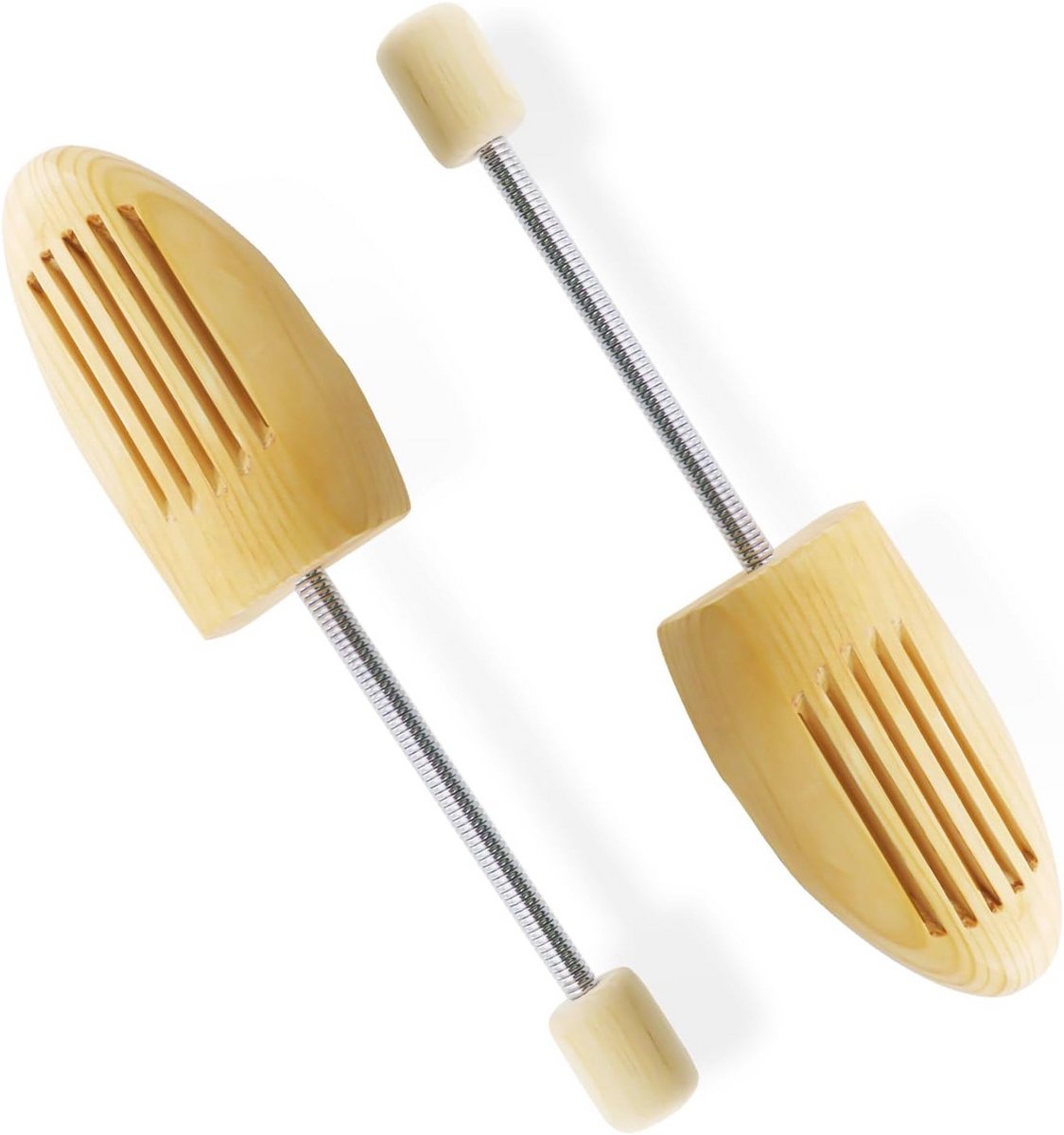 Houten Schoenspanner met Ventilatieopeningen - Flexibele Veer - 100% Hout