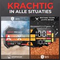 Démarreur AutoXtreme montrant la résistance au froid, à la pluie et au sable, avec le texte 'PUISSANT DANS TOUTES LES SITUATIONS'.