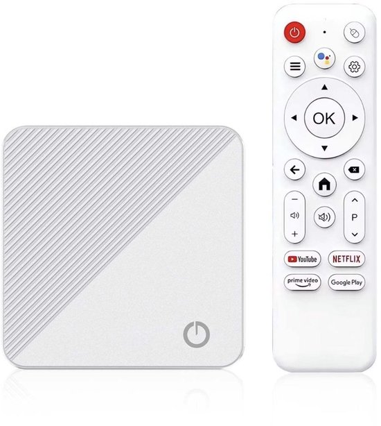 Google TV Aircast Pro – TV Streamer Chromecast – Android TV Stick – 4K en 8K Ultra HD – Draadloos Streamen – YouTube, Netflix & Apps