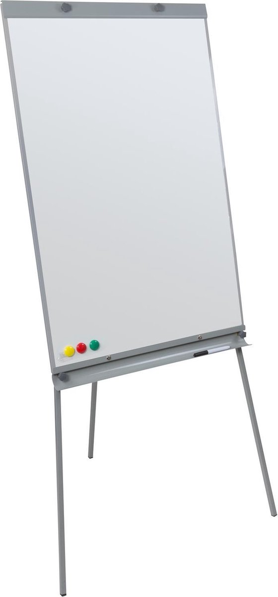 elektrode hebzuchtig Klik Staand Flipover Whiteboard - Magnetisch - incl. papier/ marker/ magneten |  bol.com