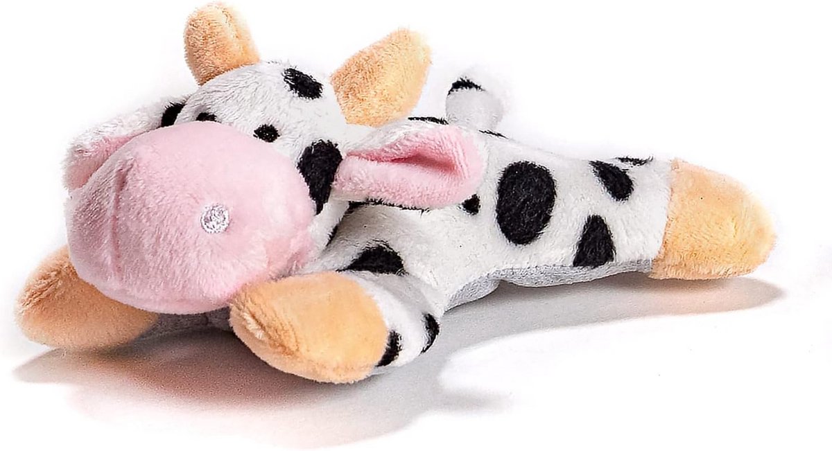 Pluche Koe Knuffel met Microvezel Schoonmaakbodem voor Tablet en Smartphone