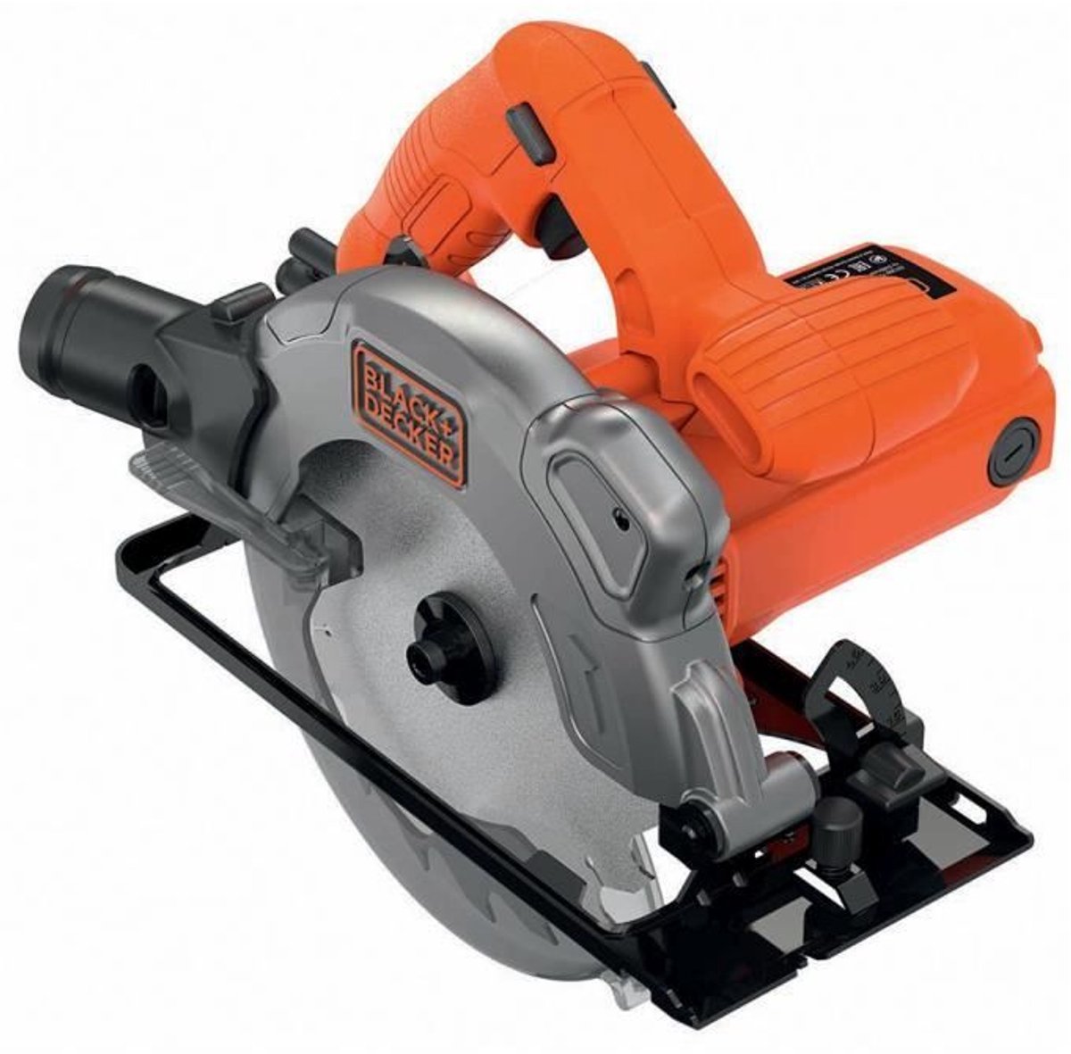 Black & Decker CS1250LK 66mm 1250W cirkelzaag met laser, parallelgeleider en draagtas