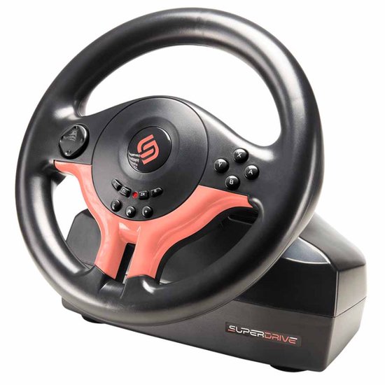 Subsonic SV250-S Stuurwiel - Racestuur voor Nintendo Switch en Switch 2 - Geschikt voor racegames - Rood van Subsonic — afbeelding 5