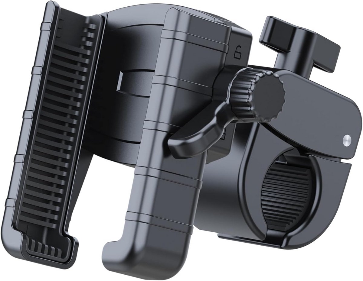 Fietshouder voor mobiele telefoon - Universele clip voor smartphones - Zwart