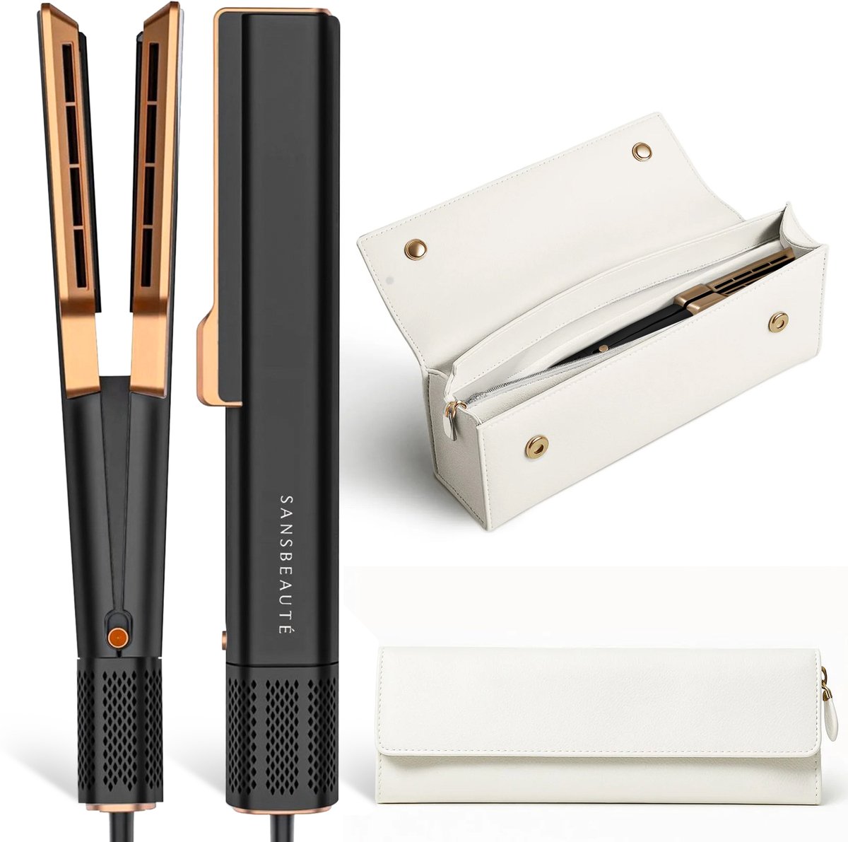 RD Commerce Sansbeauté Sanstraight Stijltang Wet-to-Dry 2-in-1 - RD Commerce - €129,49