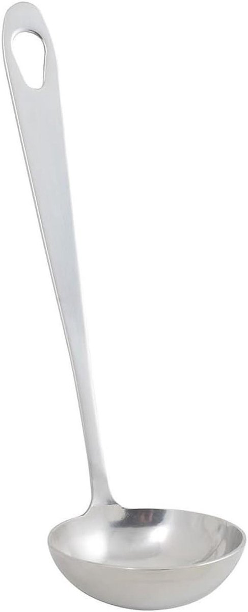 Roestvrijstalen Pollepel 20cm - Kookaccessoire voor Thuis en Professioneel Gebruik