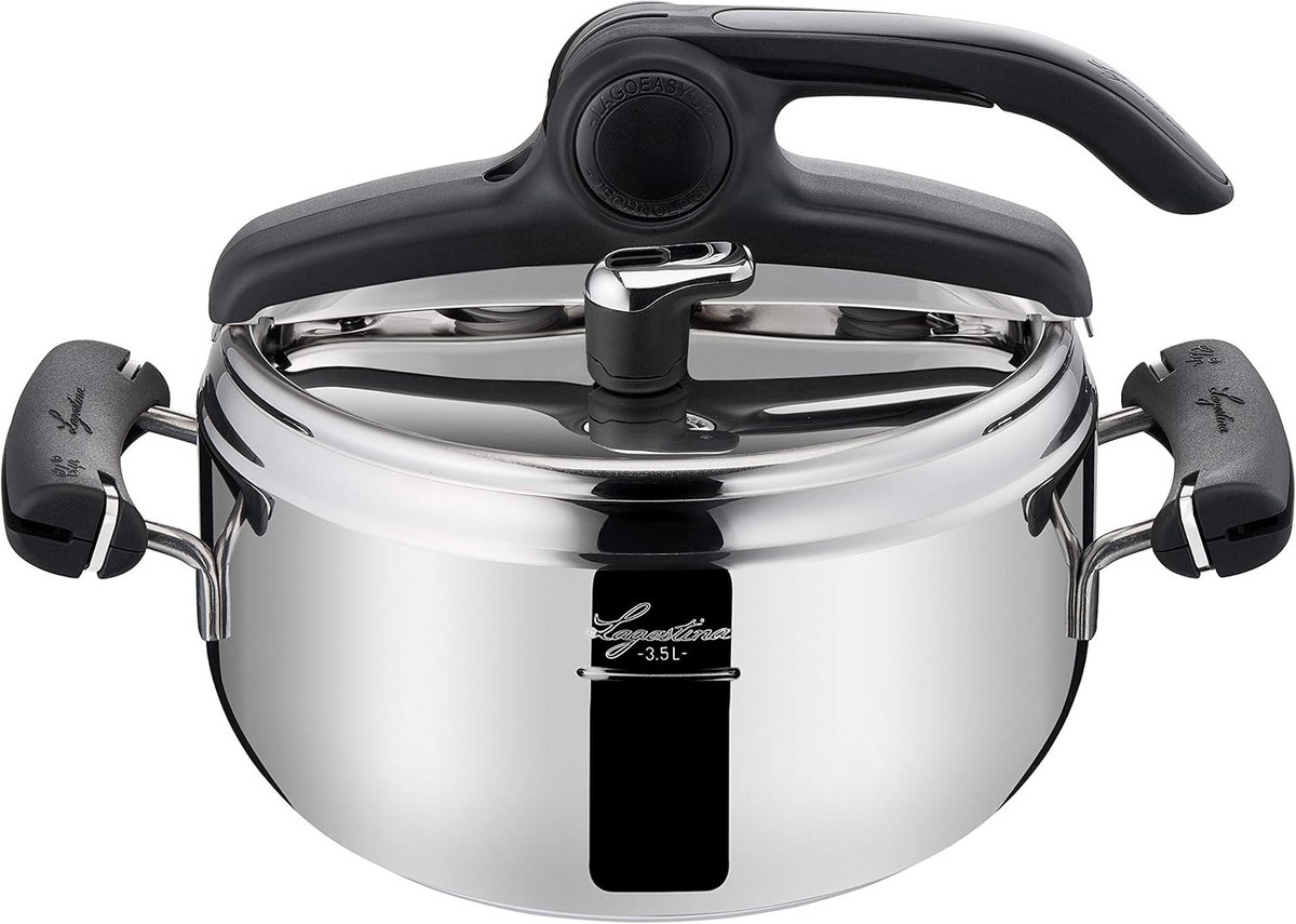 Druk Cooker 3.5L - Rvs 18/10, Met Eenvoudige Openingsmechanisme