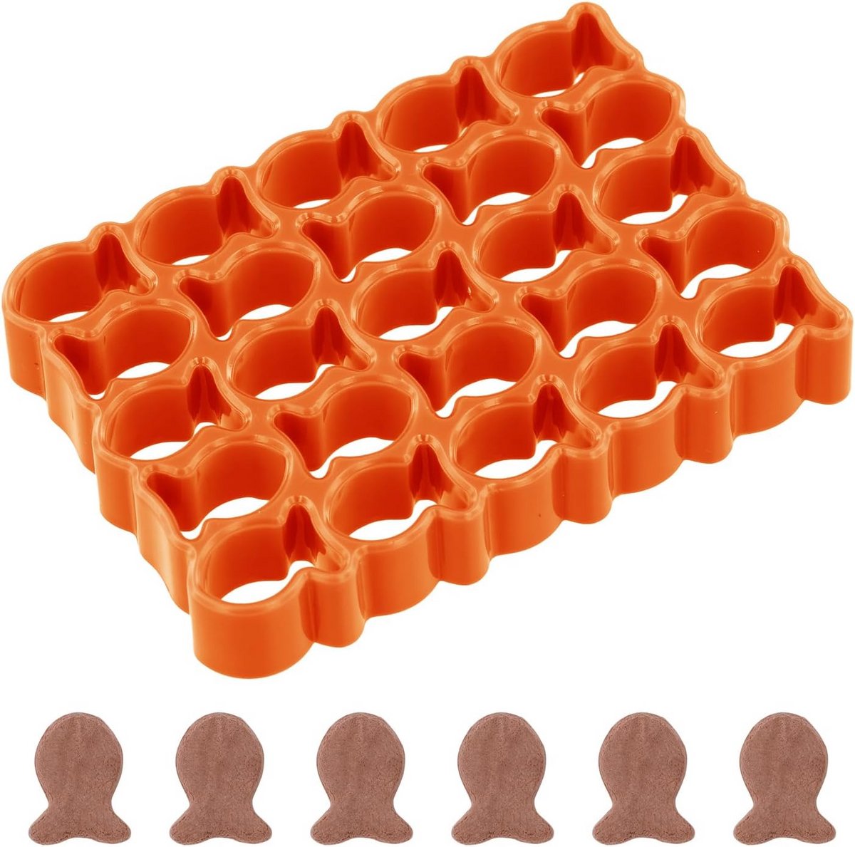 Viskoekjesvormer met 25 Holtes voor DIY Kleine Lekkernijen
