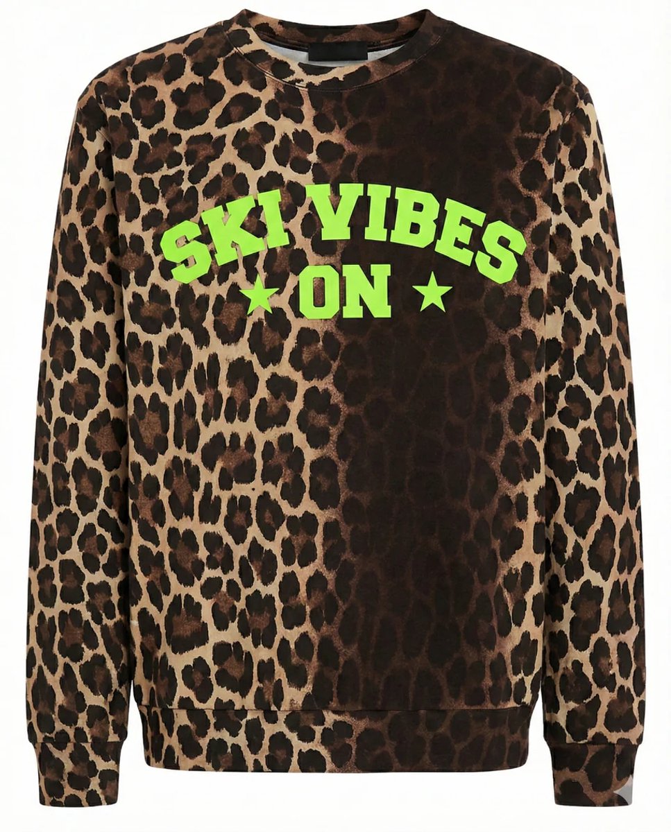 Pinned by K Ski Vibes - Sweater - Leopard - M