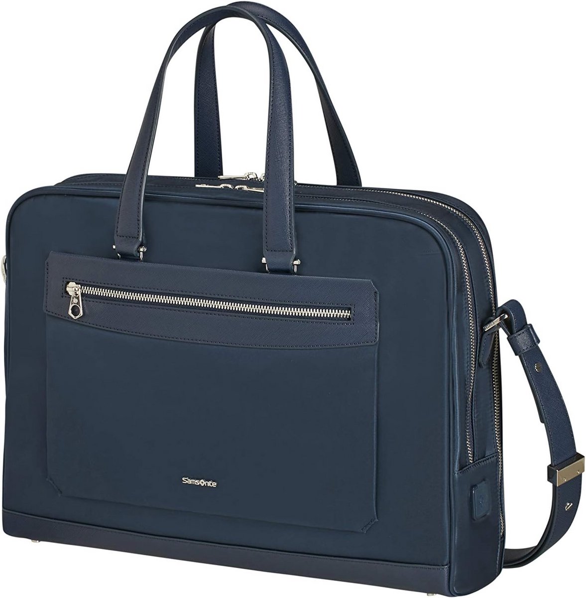 Laptoptas 15,6 inch Nachtblauw met RFID Bescherming