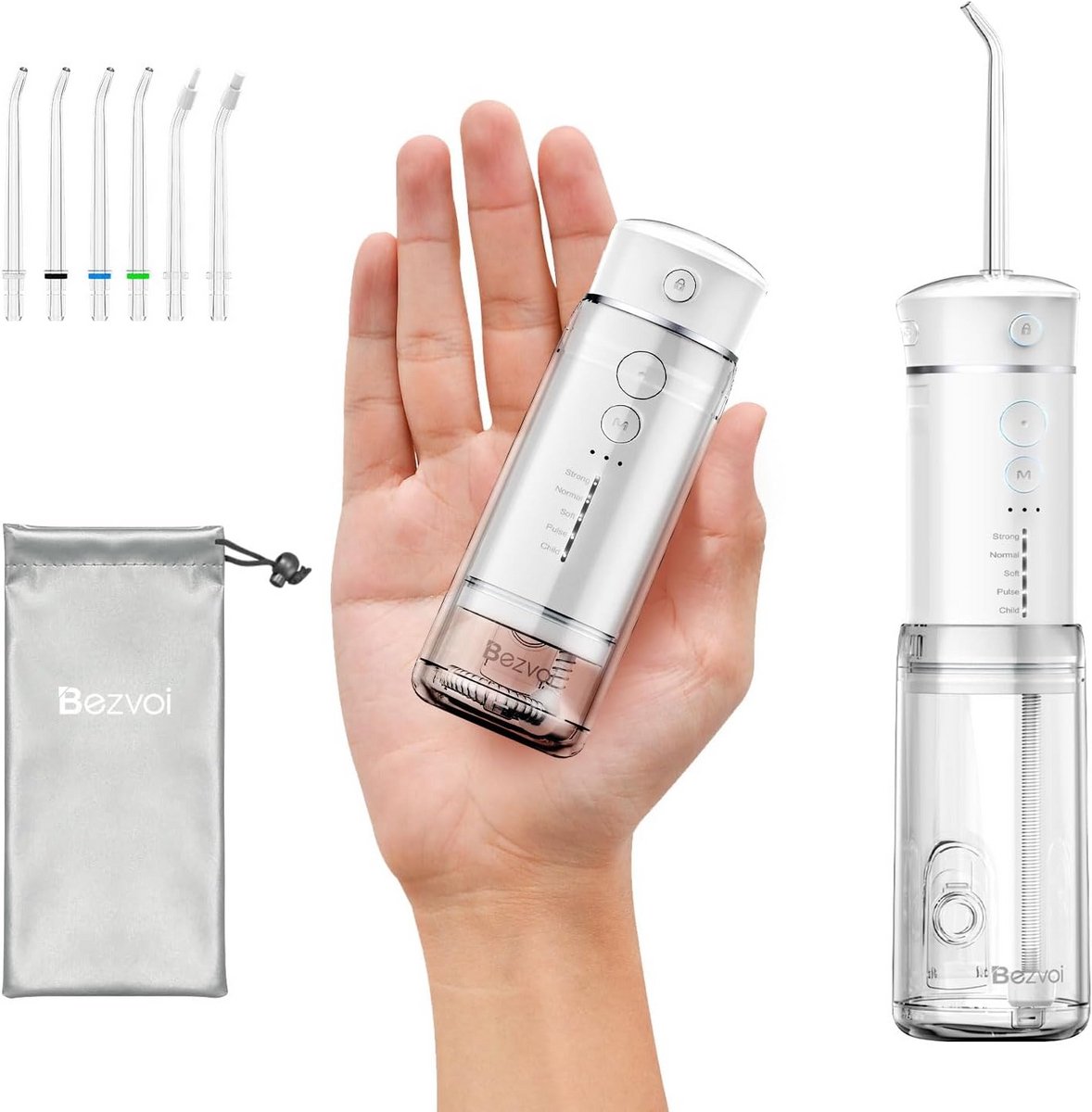Draagbare Monddouche Met 5 Modi - Water Flosser Voor Diepe Reiniging