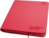Ultimate Guard 12-Pocket QuadRow ZipFolio XenoSkin Red