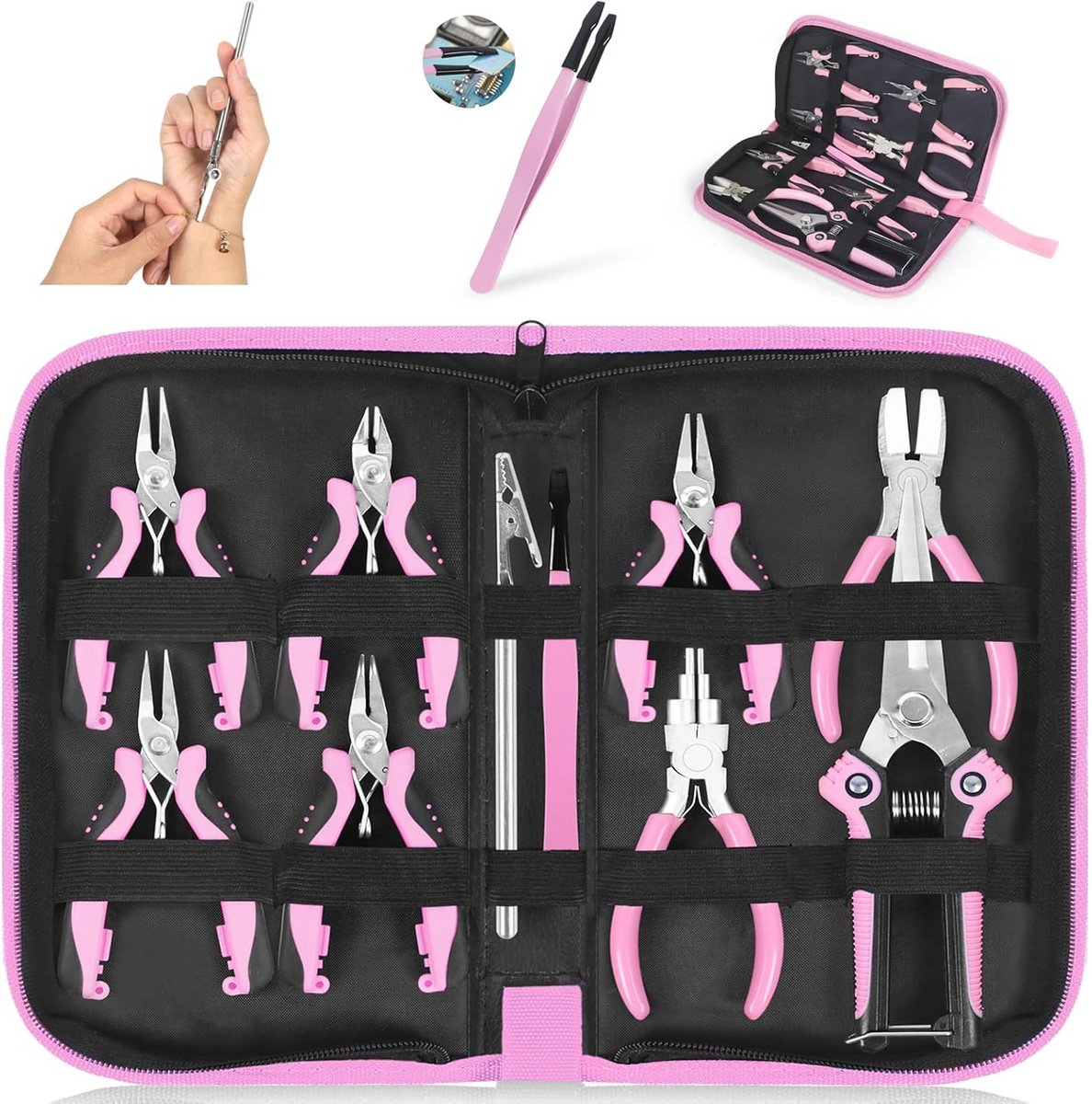 10-delige Sieradentang Set voor Sieraden Maken en DIY Projecten