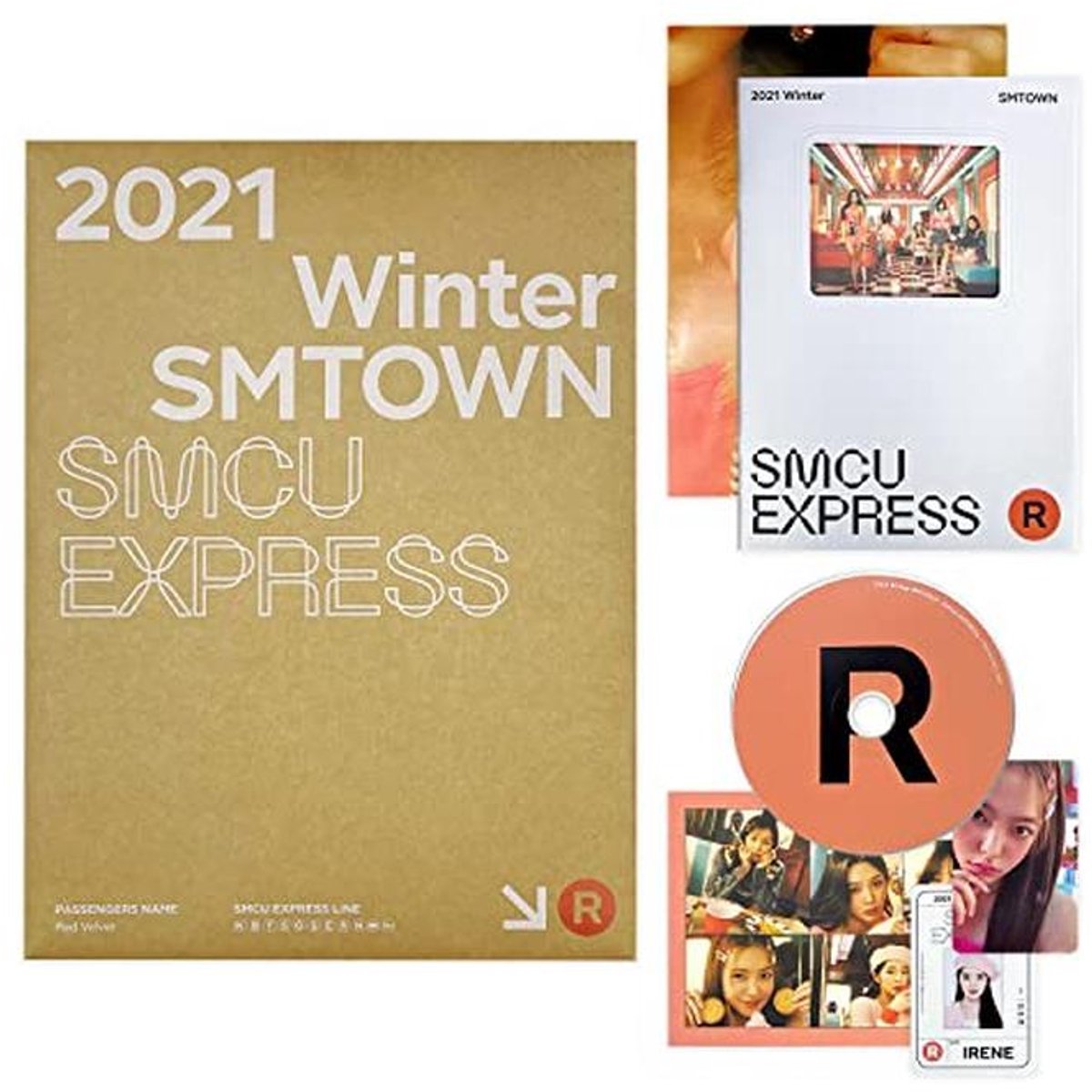 Winter SMTOWN SMCU EXPRESS Boeklet met CD, Postcard en Extra Fotokaarten